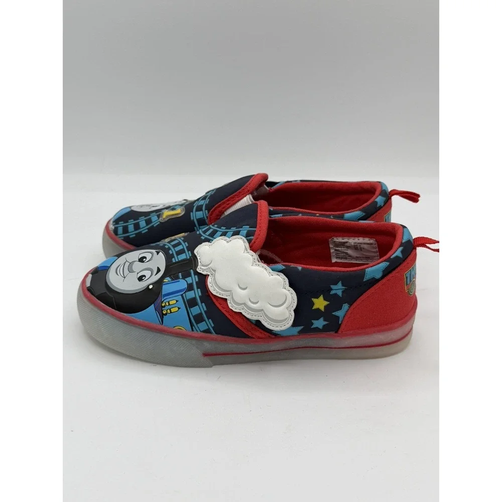 Thomas The Engine  And Friends Kids Slip On Light Up Sneakers Size 11